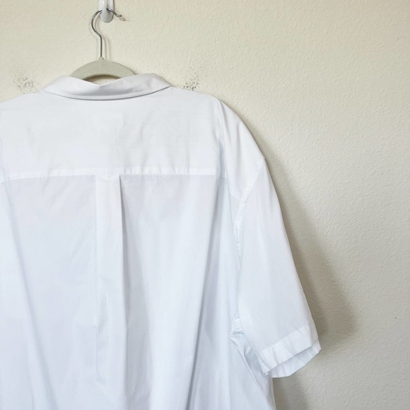 [Harbor Bay] HB White Short Sleeve Button Down Shirt Casual NWT Size 3XL - Picture 4 of 11